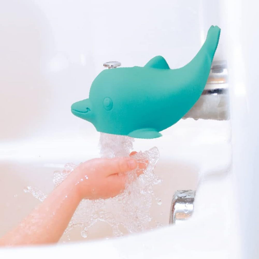 Bathtub Spout Guard – Dolphin Safety Cover for Standard Faucets