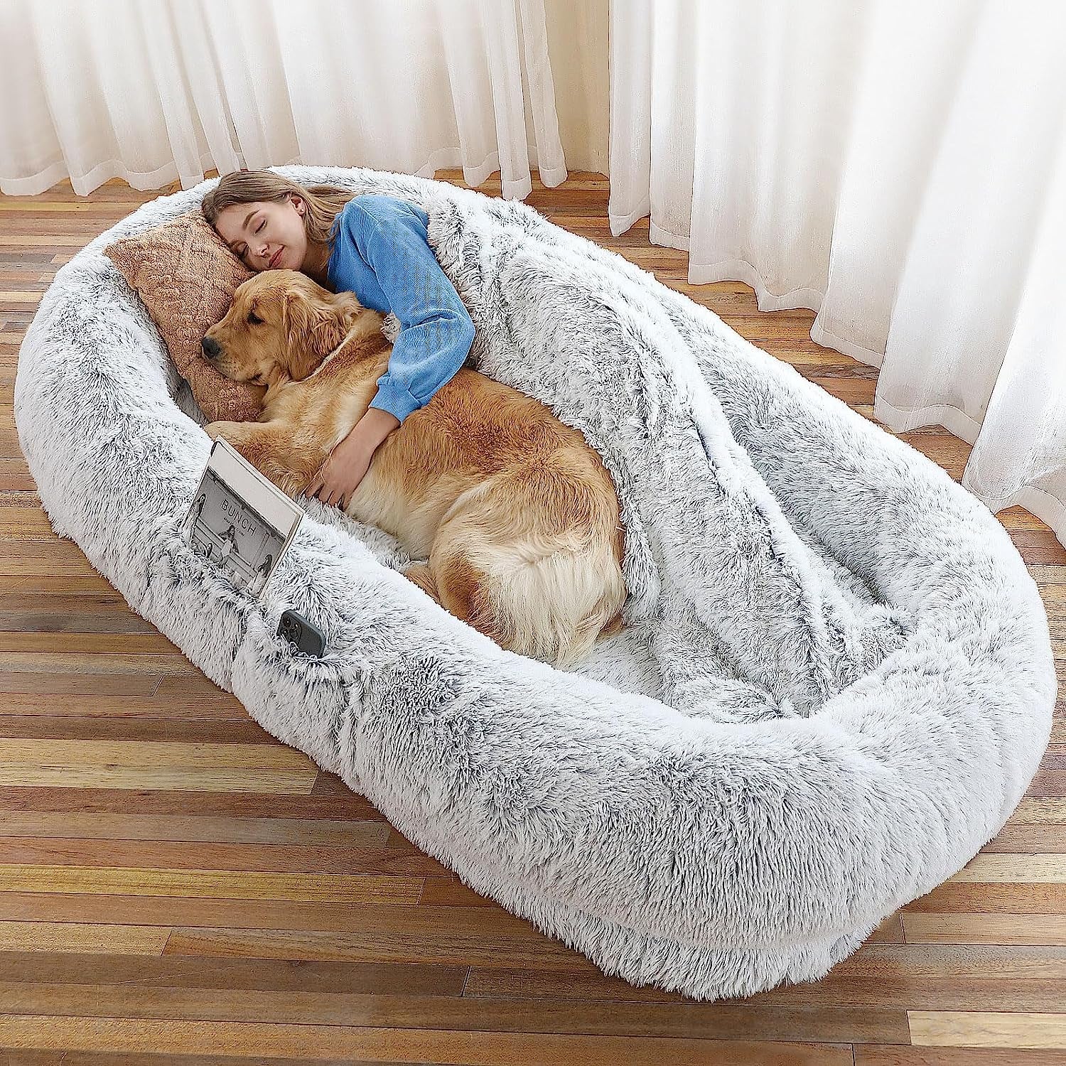 Oversized Human Dog Bed – Orthopedic Memory Foam for Ultimate Comfort
