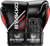 Byakko Boxing Gloves - Cowhide Leather Adult Boxing Gloves for Men & Women - Fighter Muay Thai Gloves - Kickboxing Gloves, Heavy Bag Gloves for MMA, Sparring Strong Punching Gloves - Guantes De Boxeo