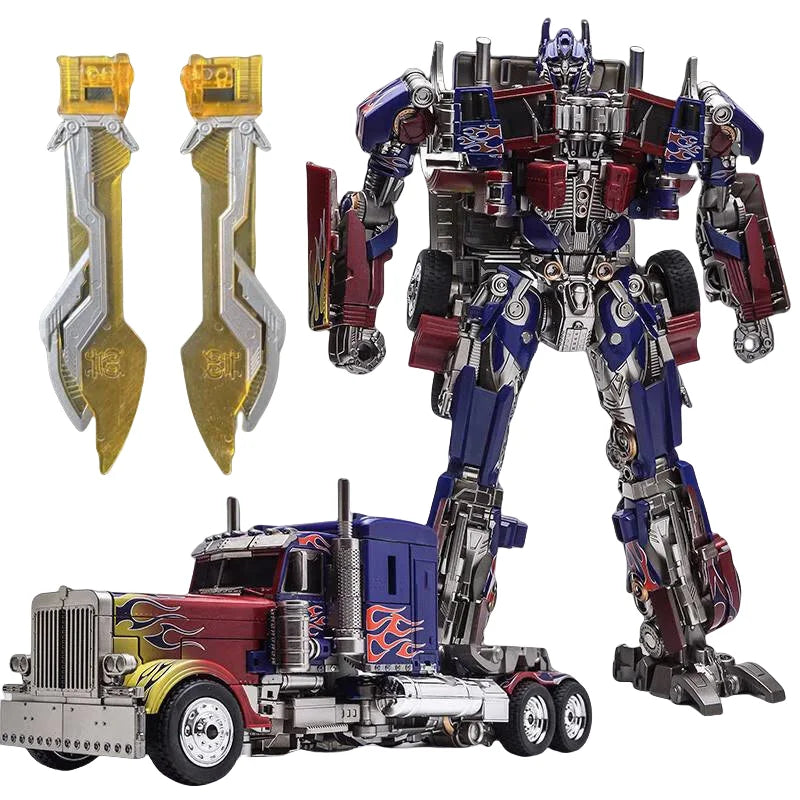 30CM Transformable Optimus Prime Robot Toy – Auto-Converting Action Figure with Remote Control