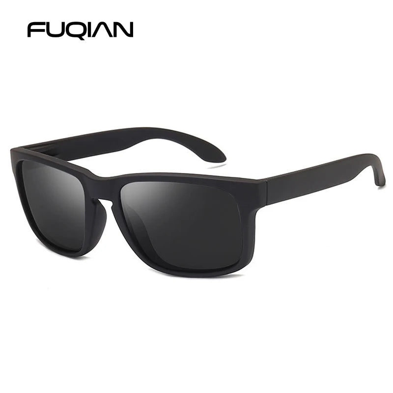Classic Polarized Square Sunglasses – Stylish UV400 Sports & Outdoor Shades for Men & Women