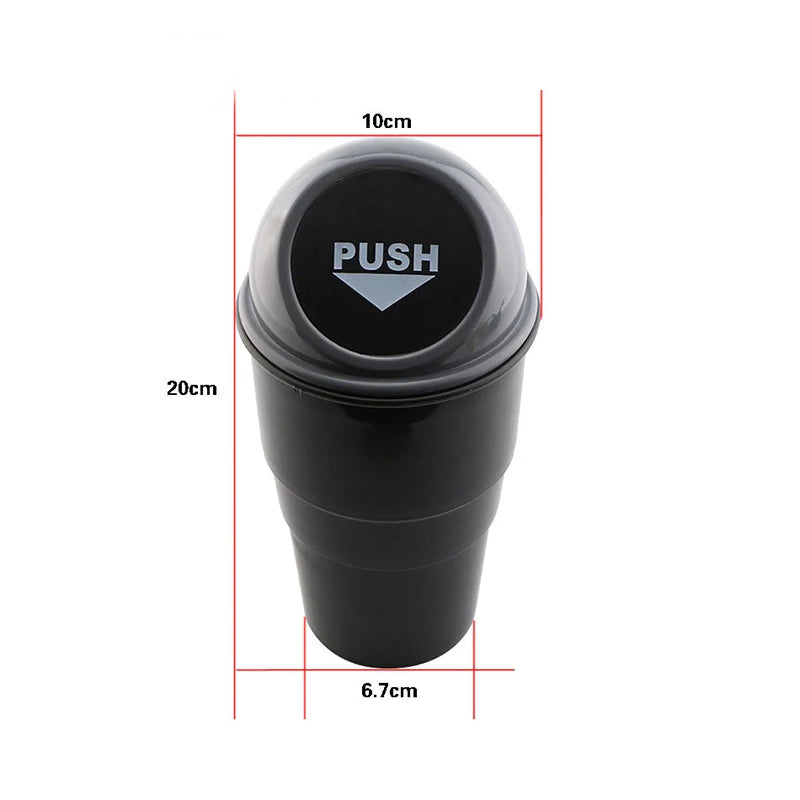 Rolling Cover Car Trash Can – Compact & Stylish for Chevrolet & Opel Models