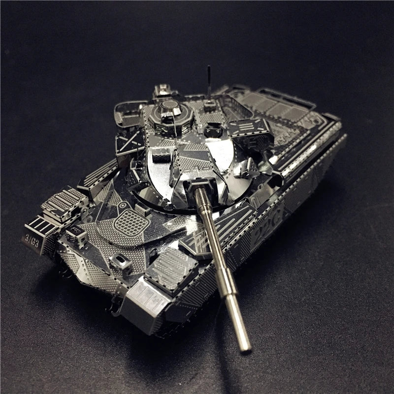 3D Metal Tank Model Kit - JS-2 & Chieftain MK50 DIY Assembly Set for Adults