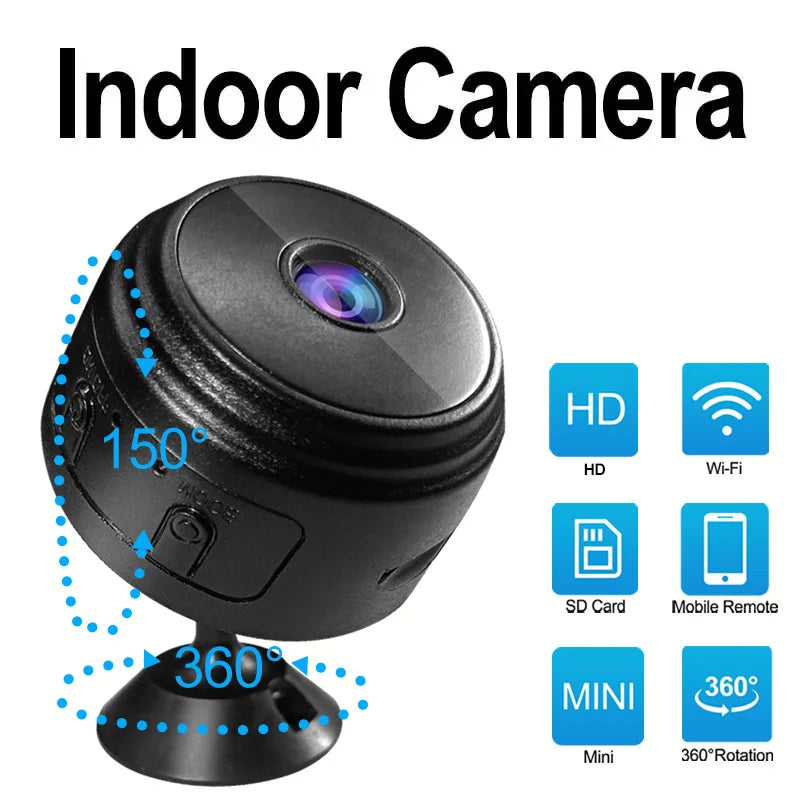 A9 WiFi Mini Camera – Wireless Security Recorder for Smart Home Monitoring