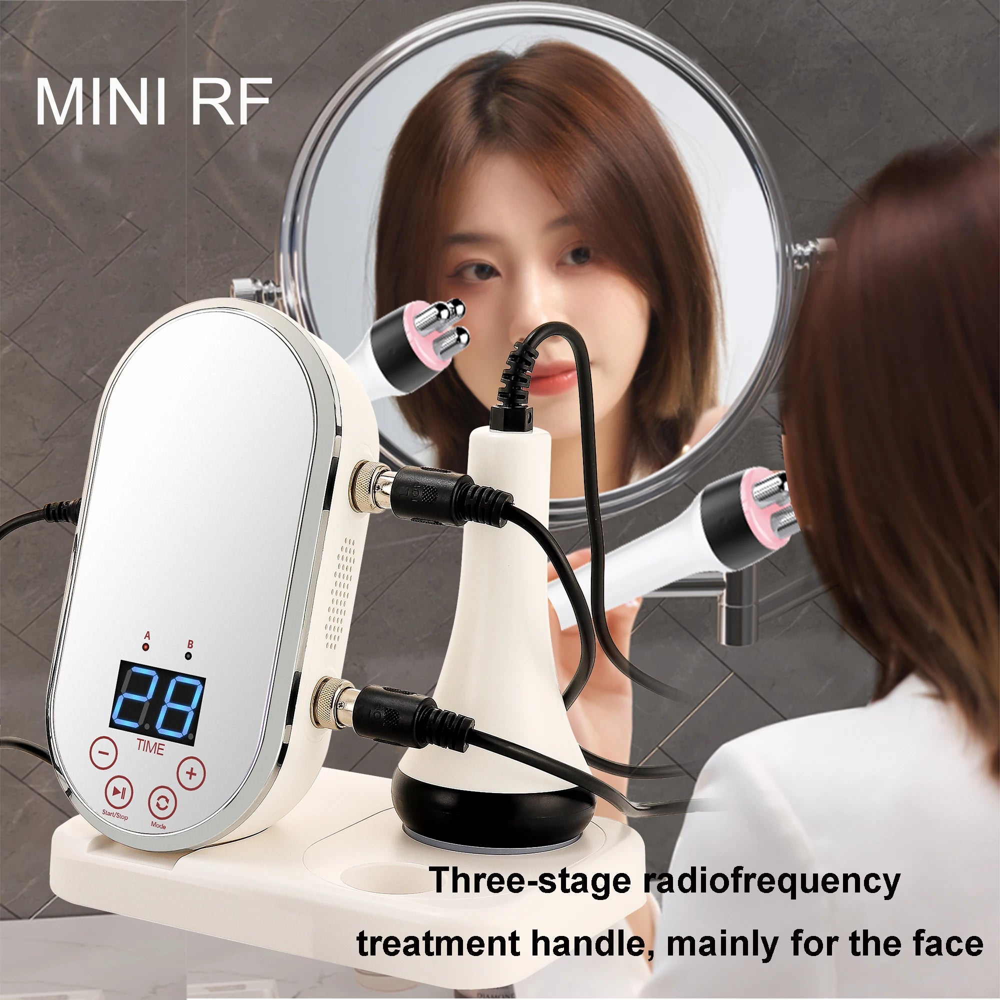 Professional RF & EMS Facial Machine – Skin Tightening & Anti-Aging Device for Face and Body