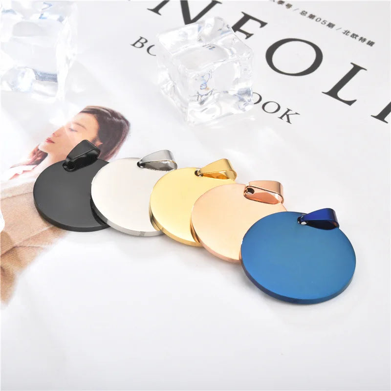 Custom Engraved Necklace – Personalized Photo & Text Pendant for Couples & Family