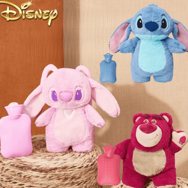 Disney Stitch Plush Hand Warmer – Cute Hot Water Bottle for Cold Days
