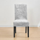 Velvet Dining Chair Covers – Stretchable Jacquard Slipcovers for Home & Events