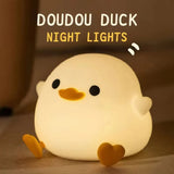 🦆 Cute Duck Night Light – Soft, Rechargeable, and Touch-Controlled! 🦆