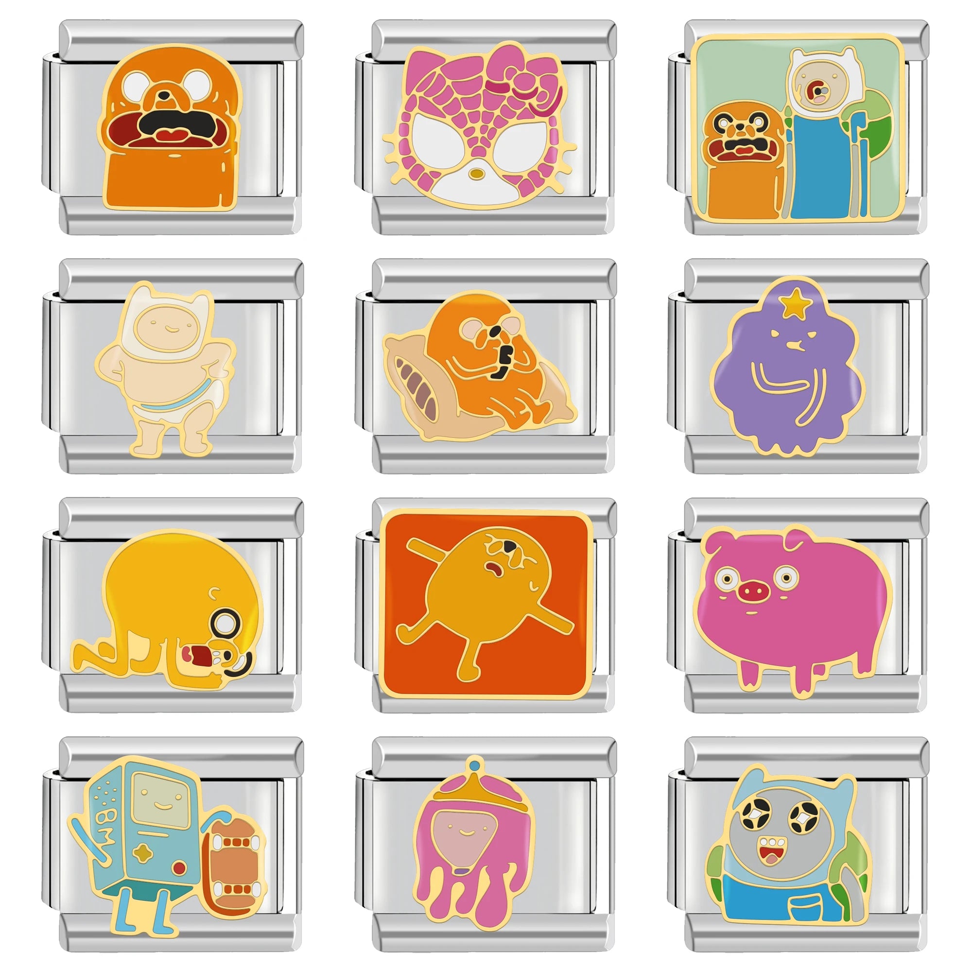 Pulsera unisex de cadena de serpiente de acero inoxidable con diseño de animal clásico