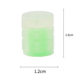 Glow-in-the-Dark Tire Valve Caps – Fluorescent Wheel Accessories for Cars, Bikes & Motorcycles