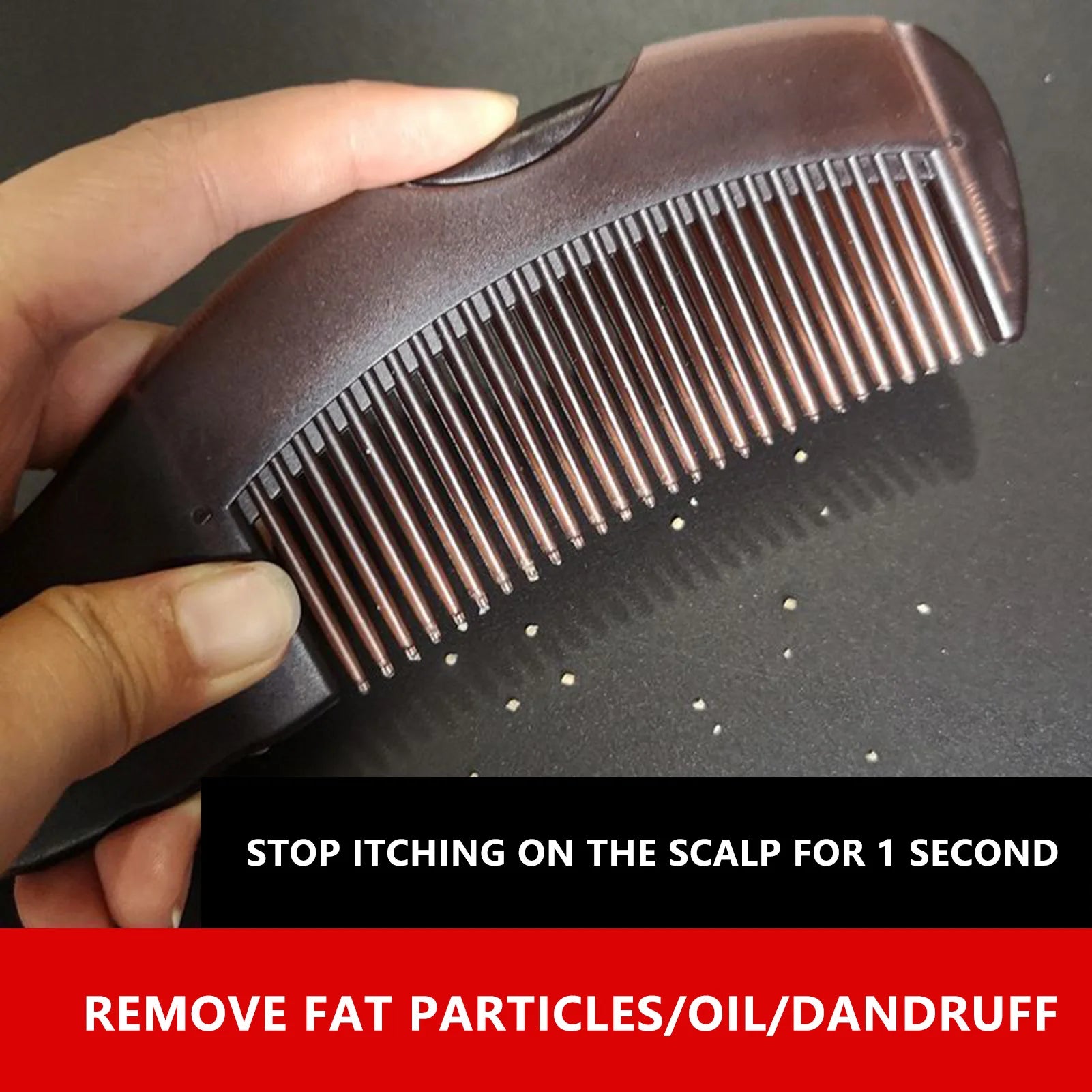 Self-Cleaning Dandruff Removal Scalp Massage Comb