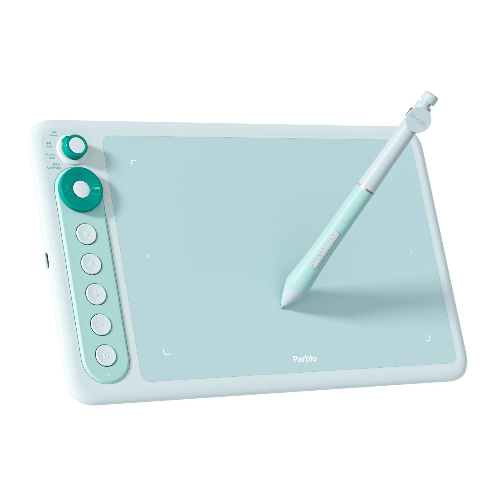 Compact Digital Drawing Tablet with 8192 Pressure Pen – Compatible with Windows, Mac, Android, and Chrome OS