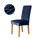 1 funda de tela brillante de terciopelo para silla: funda elegante y elástica para cualquier ocasión