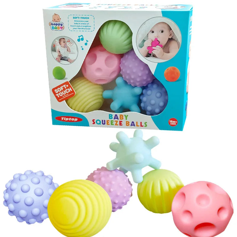 Montessori Sensory Soft Balls for Baby Development and Teething Relief