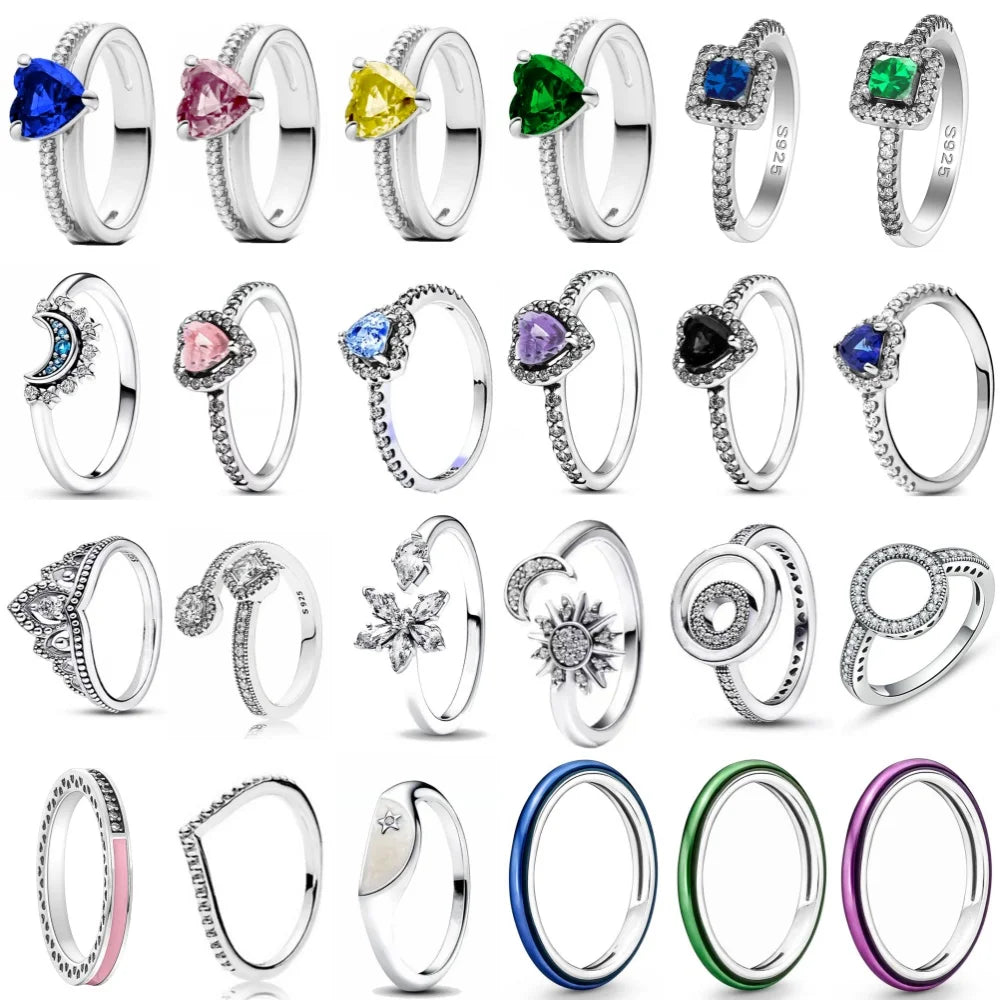 Classic Zircon Wedding Band – Unisex Silver Ring for Engagement, Parties & Special Occasions