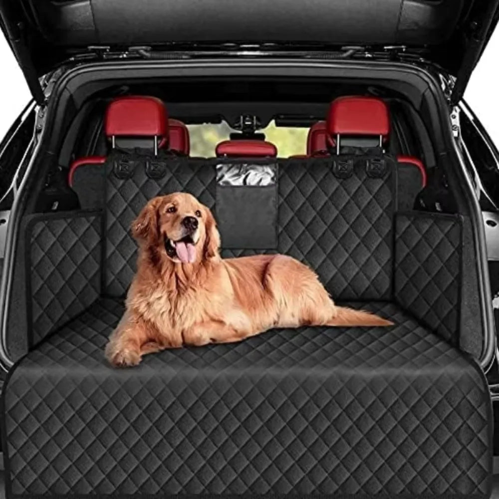 Waterproof Dog Car Trunk Cover – Universal SUV Cargo Liner for Pet Travel Protection