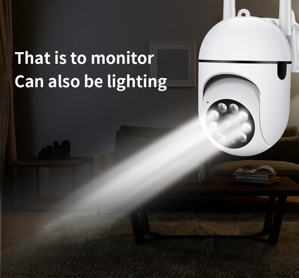 1080P HD WiFi Security Camera – Smart Home Surveillance with Night Vision