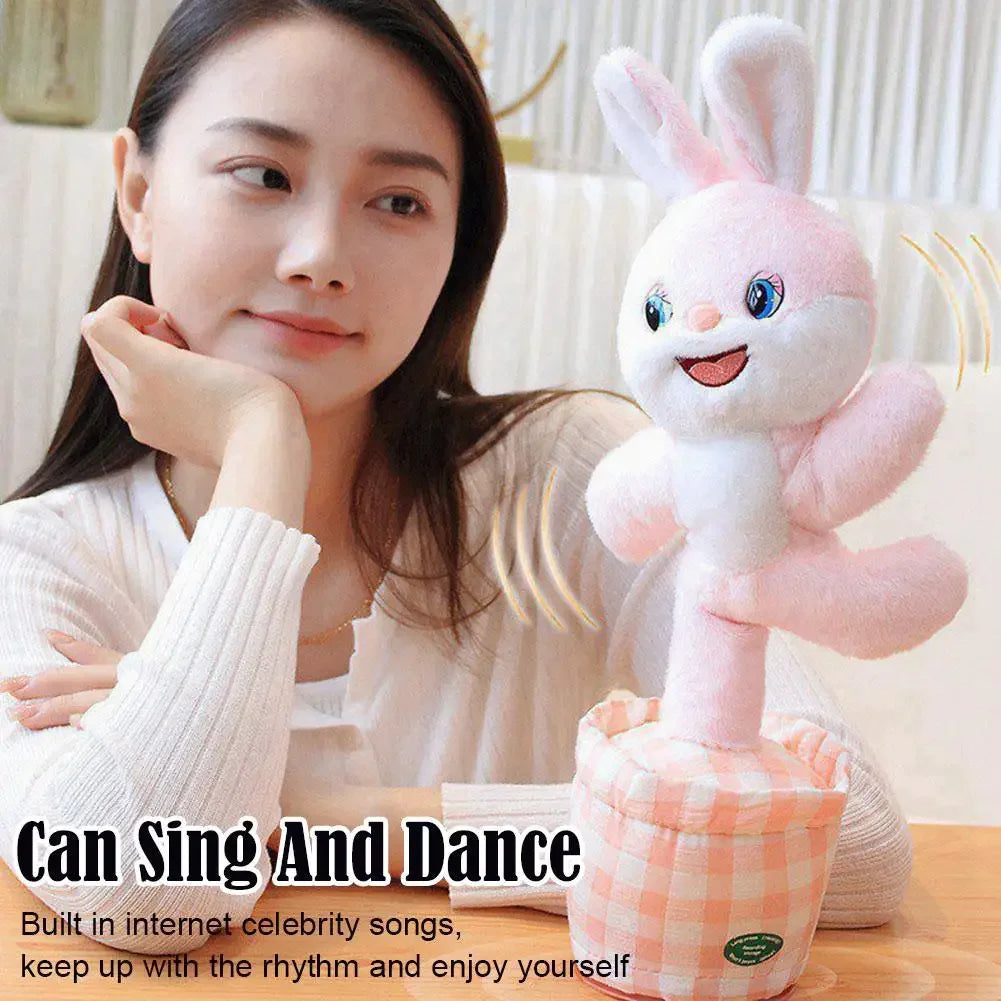 Dancing Rabbit & Cow Interactive Musical Plush Toy
