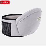 Taburete ergonómico para la cintura para portabebés: asiento ajustable para la cadera para llevar al bebé cómodamente