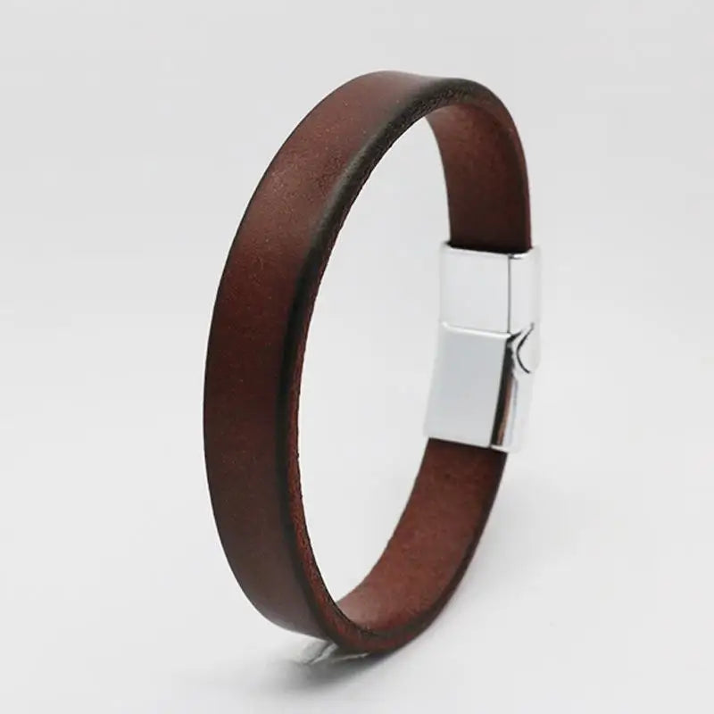 Retro Leather Bracelet – Adjustable, Durable, Unisex Design