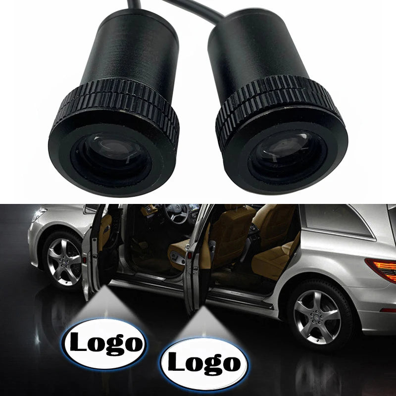Universal LED Car Door Welcome Lights - HD Logo Projector for All Vehicles