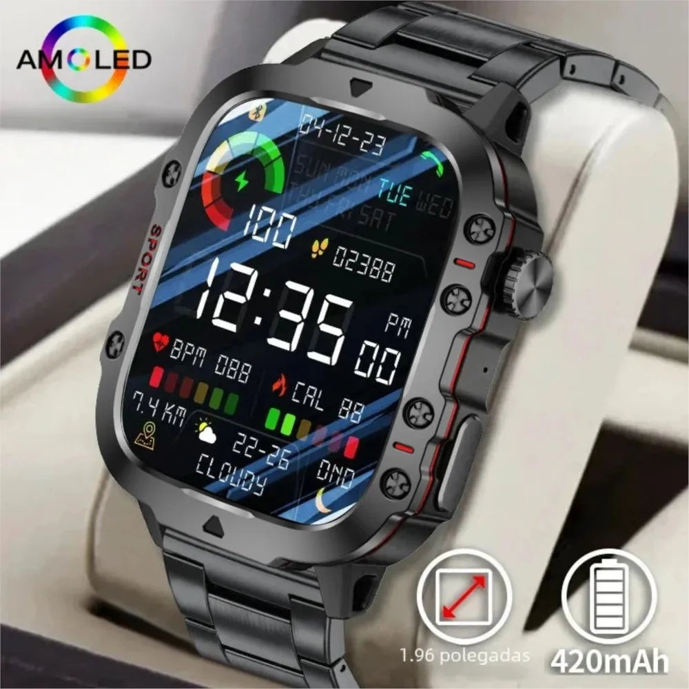 Bold and Stylish Smartwatch with Advanced Health Tracking
