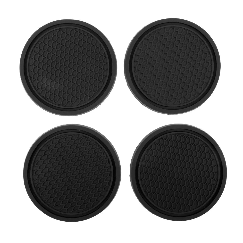 Universal Car Cup Holder Coasters – Anti-Slip, Noise-Reducing, and Stylish