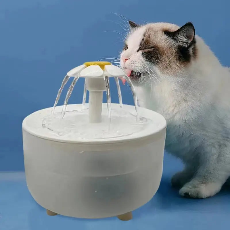 Automatic Cat Water Fountain – 1.2L Pet Water Dispenser with Adjustable Flow Modes