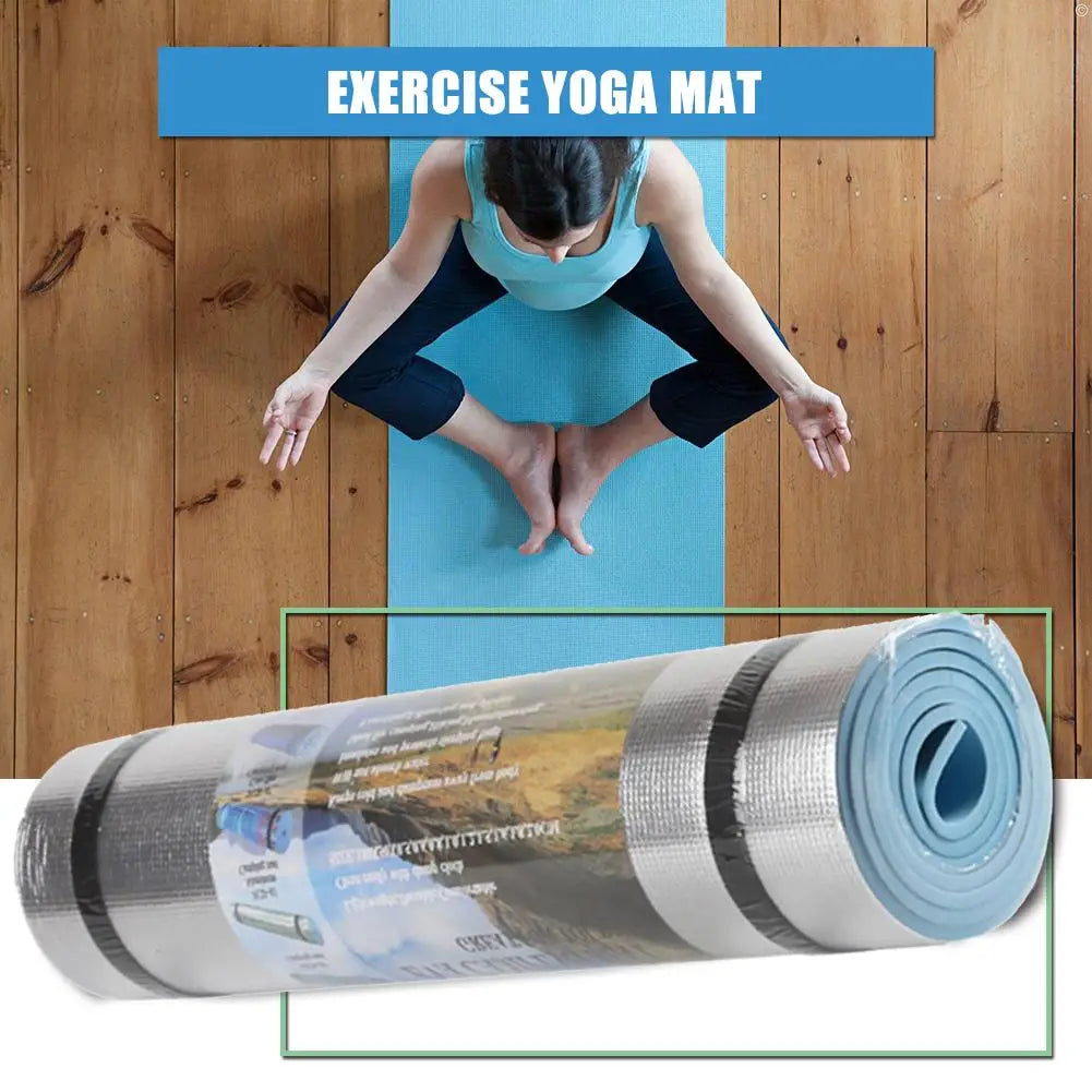 Extra Large 180x50cm EVA Yoga Mat - 6mm Thick Non-Slip Exercise Mat for Gym & Outdoor Use