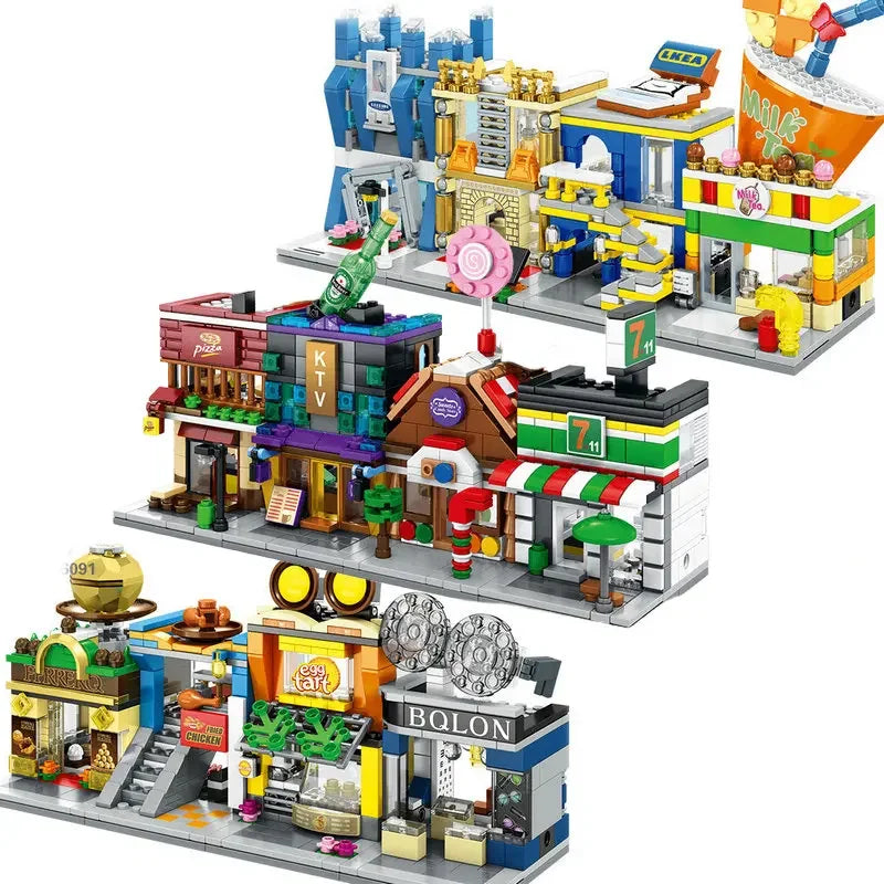 Small Building Blocks Compatible with Lego for Creative Construction