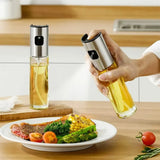 Glass Oil Sprayer for Cooking, Olive Oil Mister for Salad, BBQ, Kitchen, and Baking – Vinegar Dispenser