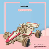 3D Wooden Puzzle for Kids - Educational DIY Model Toy for Boys & Girls