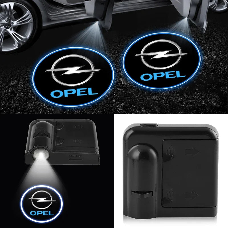 Opel Logo LED Door Projector Lights – Custom Welcome Lights for Ampera/Corsa/Astra Models