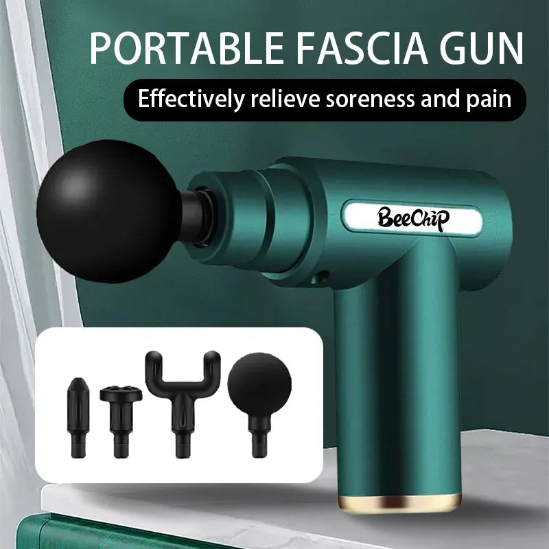 Mini Wireless Massage Gun for Muscle Recovery & Deep Tissue Relaxation