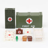 Military DIY Roadblock Bricks Set - Compatible with Lego, Fun and Creative Kids' Gift