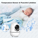 Monitor de video HD para bebés de 5 pulgadas con cámara: seguro, inalámbrico y con cobertura total