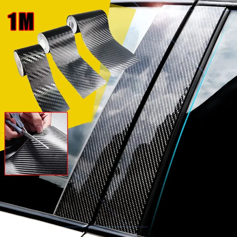 1M 3D Carbon Fiber Car Sticker – Protect & Customize Your Ride!