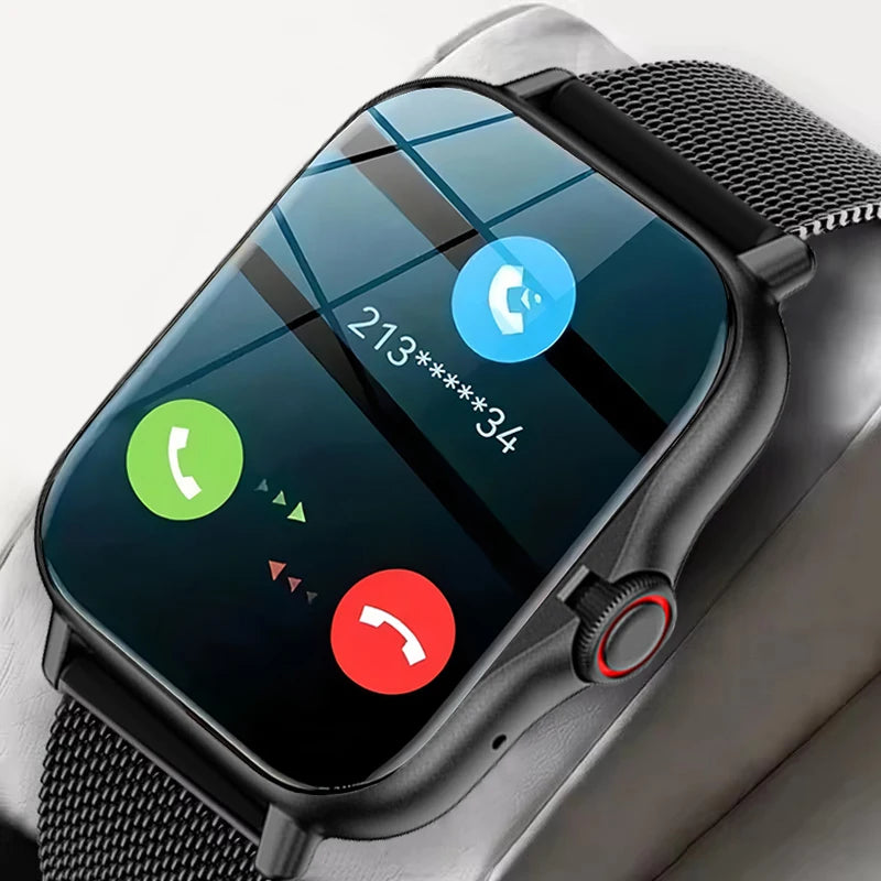 2024 Smart Watch with Bluetooth Call, Blood Oxygen & Heart Rate Monitoring – Android & iOS Compatible