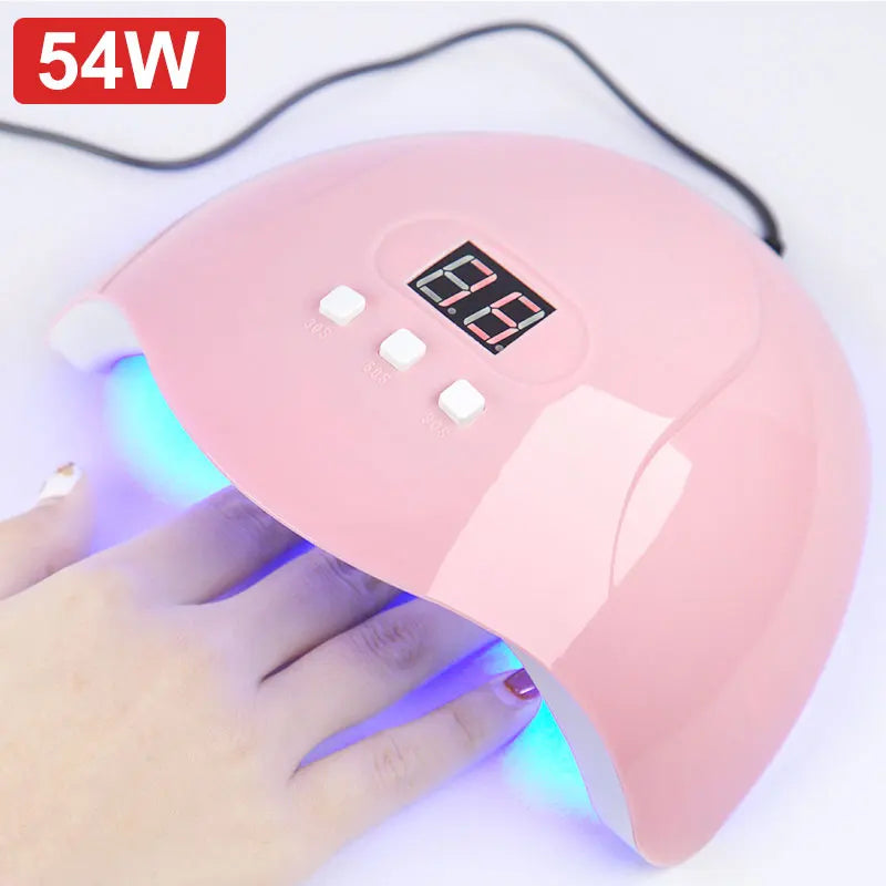 High-Power LED Nail Dryer – Professional UV Gel and Acrylic Nail Lamp