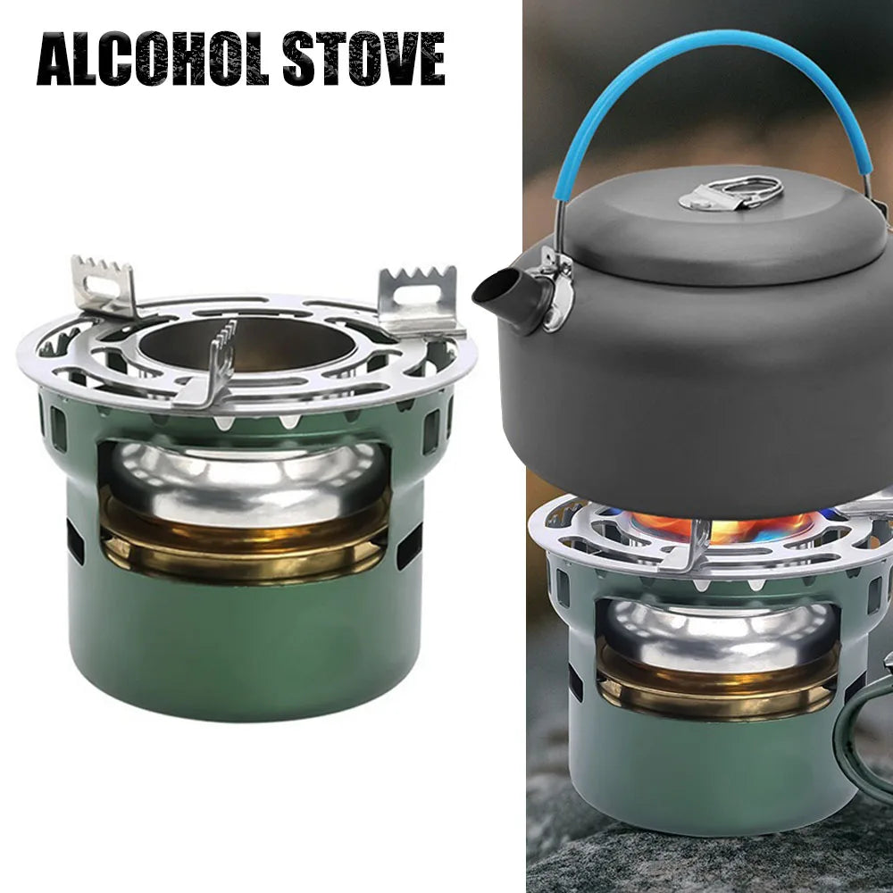 Ultralight Alcohol Camping Stove – Portable Outdoor Burner for Backpacking & Hiking