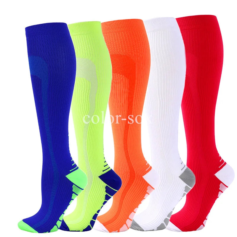 Graduated Compression Socks – Knee-High Support for Circulation, Anti-Fatigue & Sports Performance