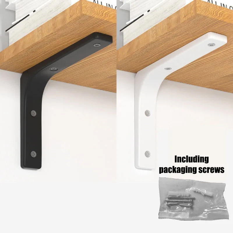 Heavy-Duty Stainless Steel Shelf Brackets – High-Capacity Support for Floating Shelves