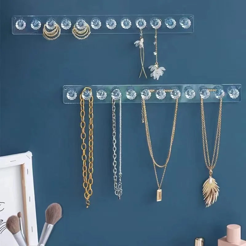 Vitrina de plástico para joyas: elegante organizador para anillos, collares y pequeños accesorios