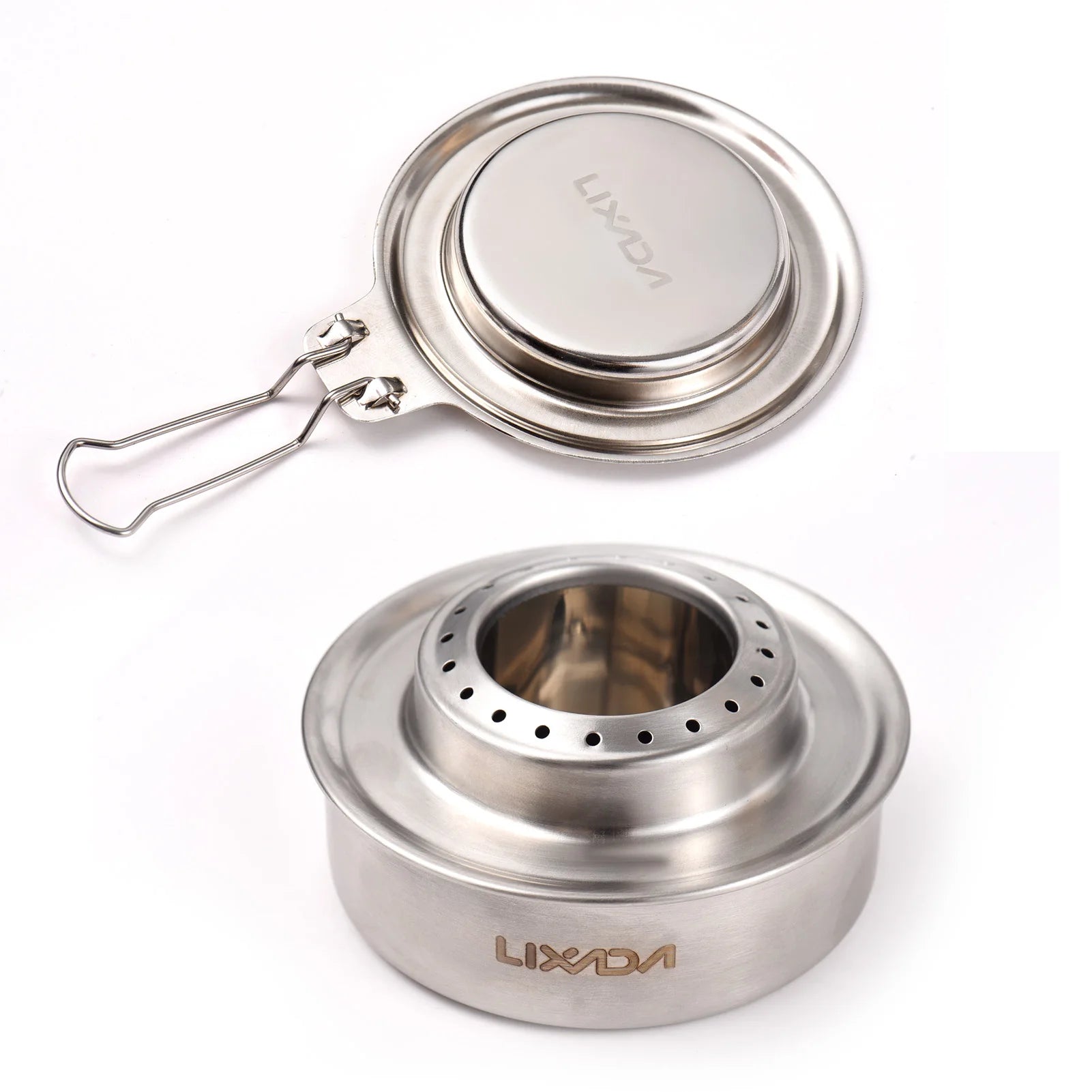 Ultralight Alcohol Backpacking Stove - 120ml High-Efficiency Camping Stove with Safety Cover