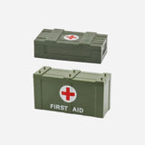 Military DIY Roadblock Bricks Set - Compatible with Lego, Fun and Creative Kids' Gift
