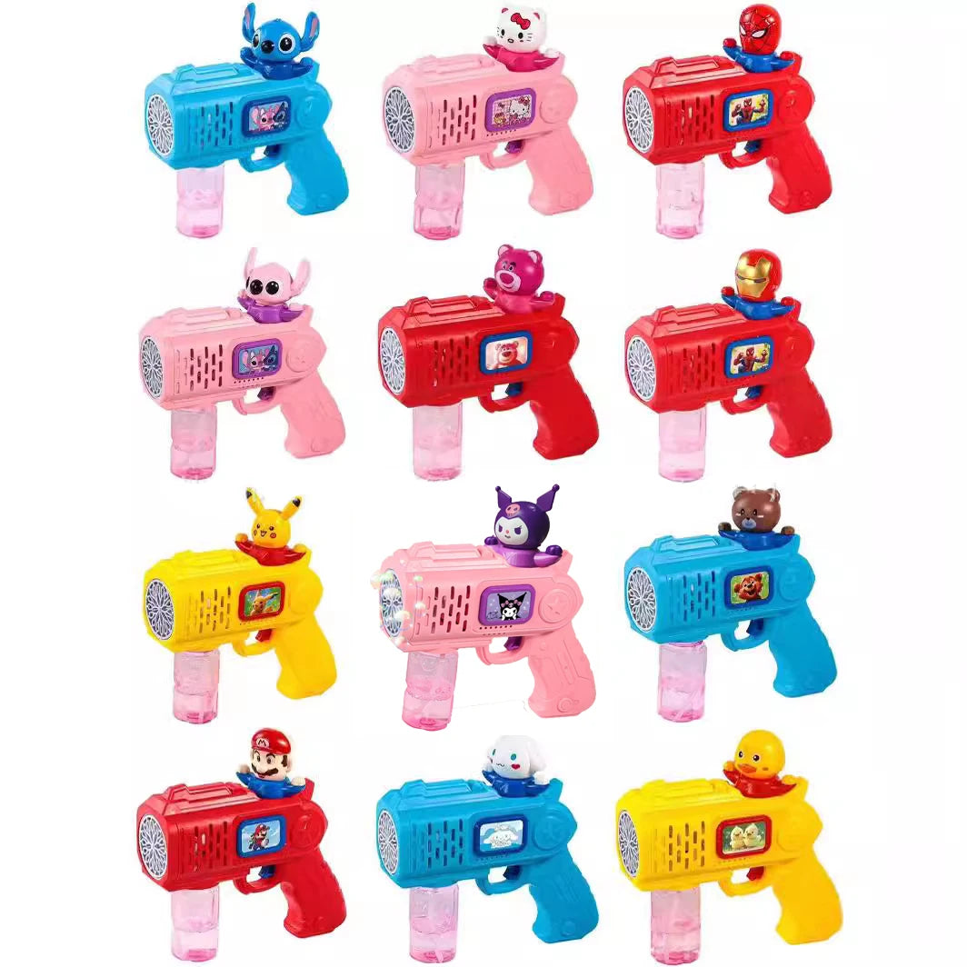 Hello Kitty Bubble Gun Toy – Electric Bubble Blower for Kids (Batteries Not Included)