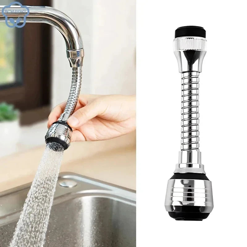 360° Rotating Stainless Steel Kitchen Faucet Sprayer Attachment
