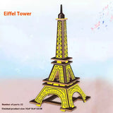 3D Wooden Puzzle for Kids - Educational DIY Model Toy for Boys & Girls