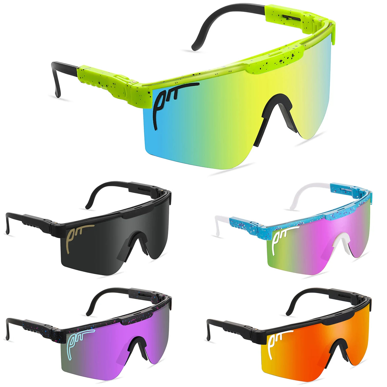 Unisex UV400 Cycling Sunglasses – Impact-Resistant Sports Eyewear